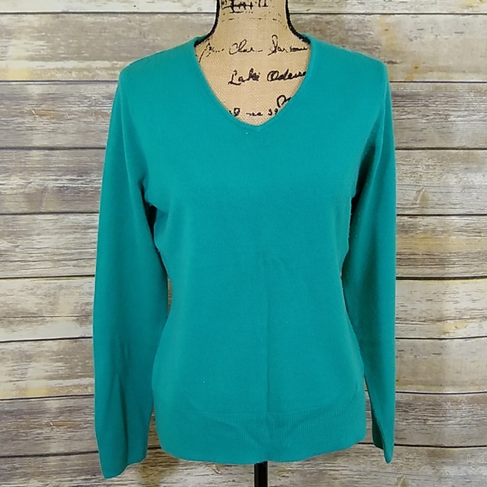 Croft & Barrow turquoise sweater